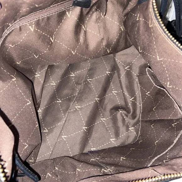 Vince Camuto Cesil Hobo shoulder bag doubleTassel blk pebbled leather w/Dustbag - Picture 8 of 13